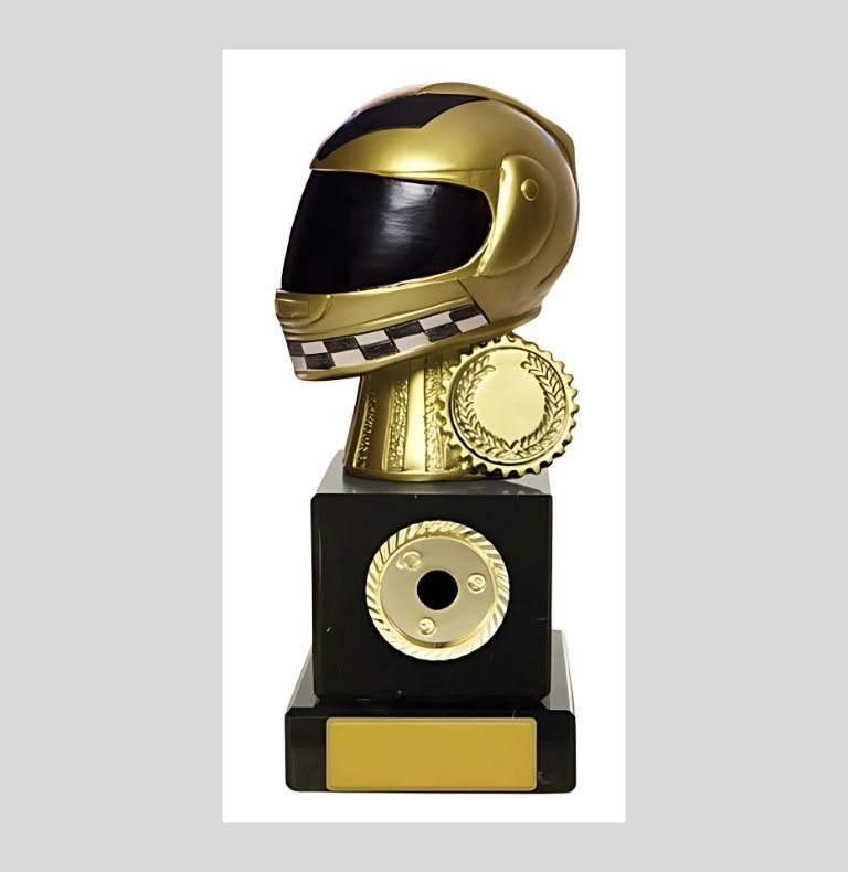 Helmet on Column Trophy