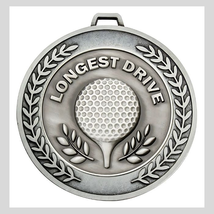 Prestige Golf Medal - Longest Drive- Gold or Silver