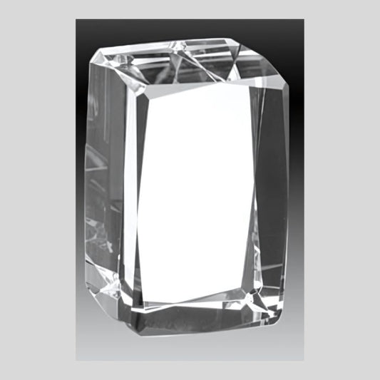 Crystal BLANK Faceted Award