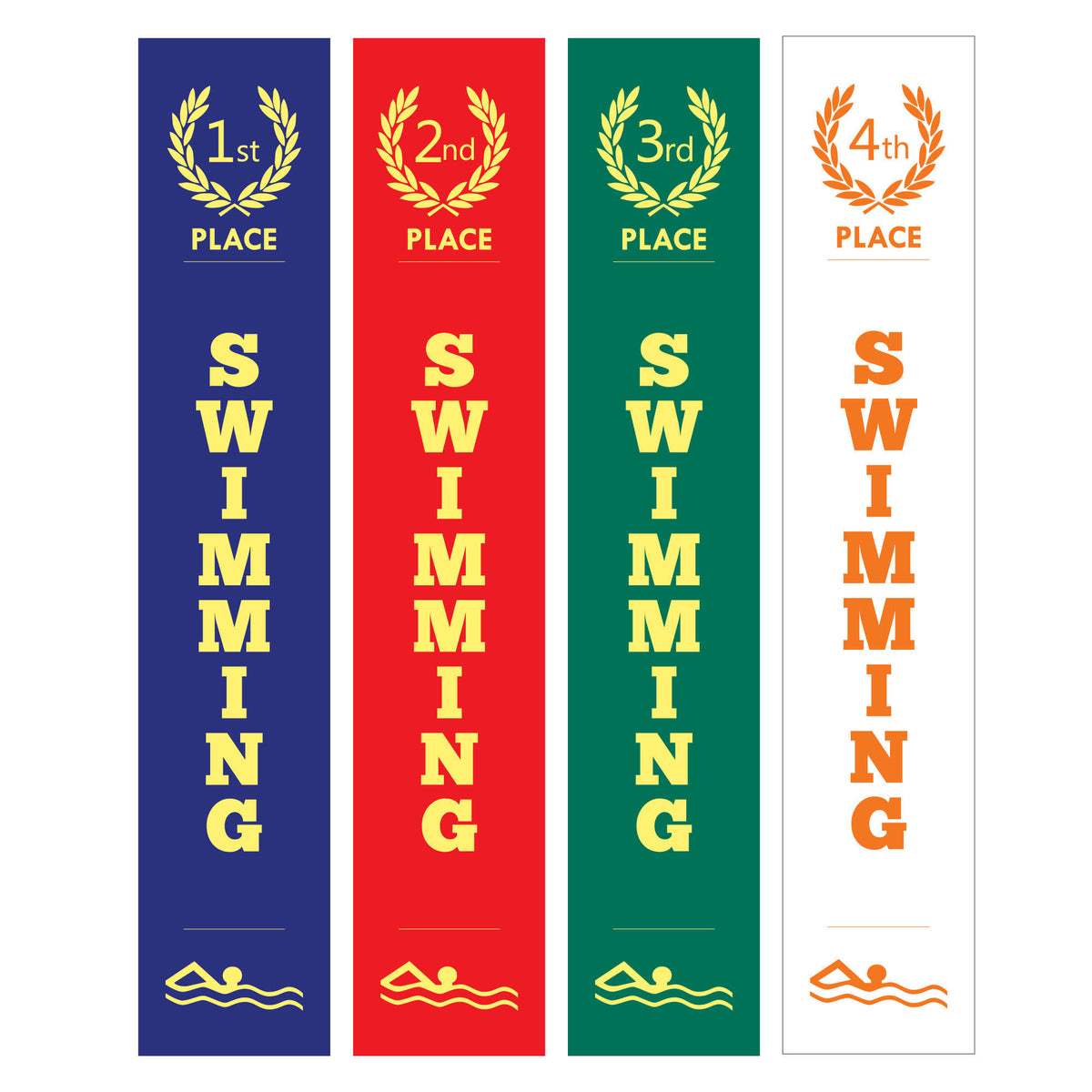 Force Pool Ribbon Swimming Ribbons – Kingston Trophies